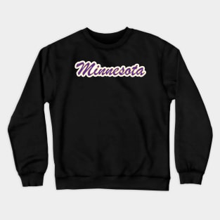 Football Fan of Minnesota Crewneck Sweatshirt